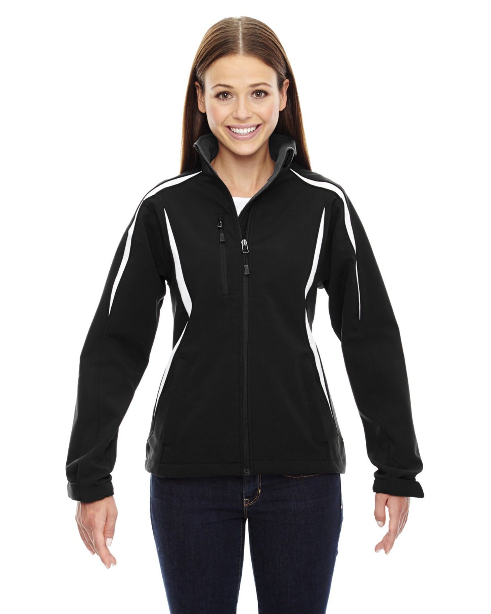 Ladies Enzo 3 Layer Fleece Bonded Soft Shell Jacket