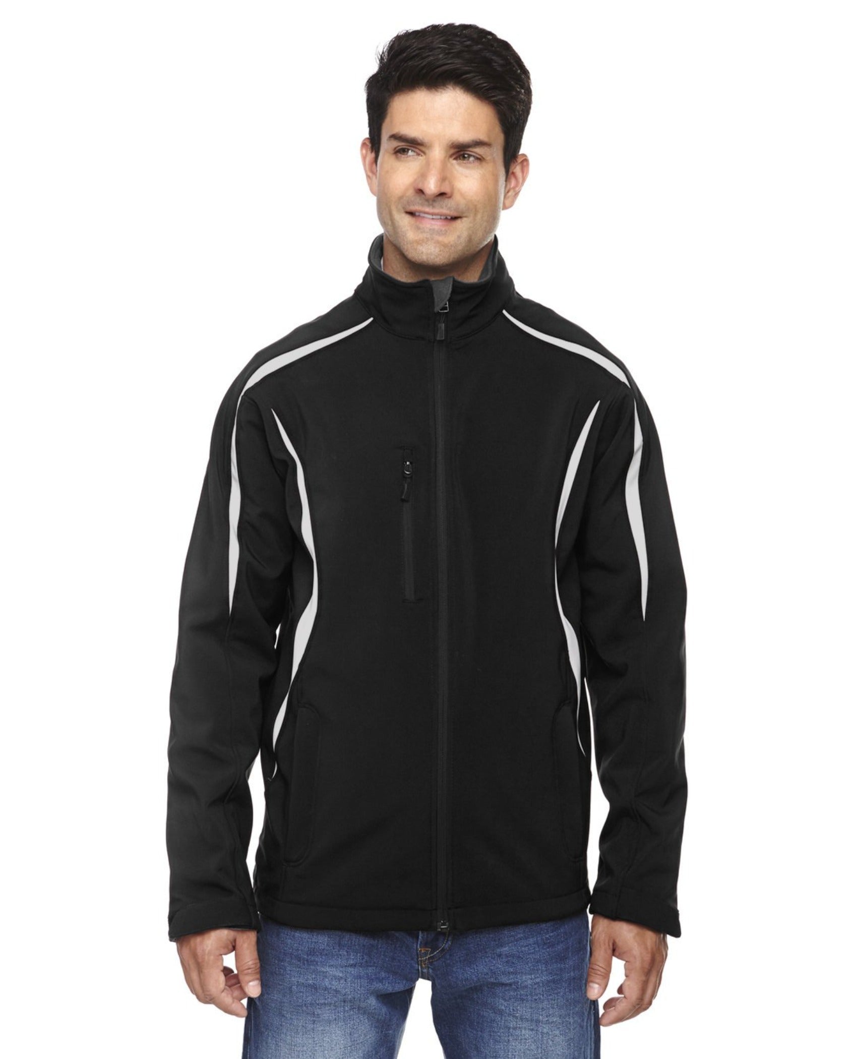 Men's Enzo 3 Layer Fleece Bonded Soft Shell Jacket