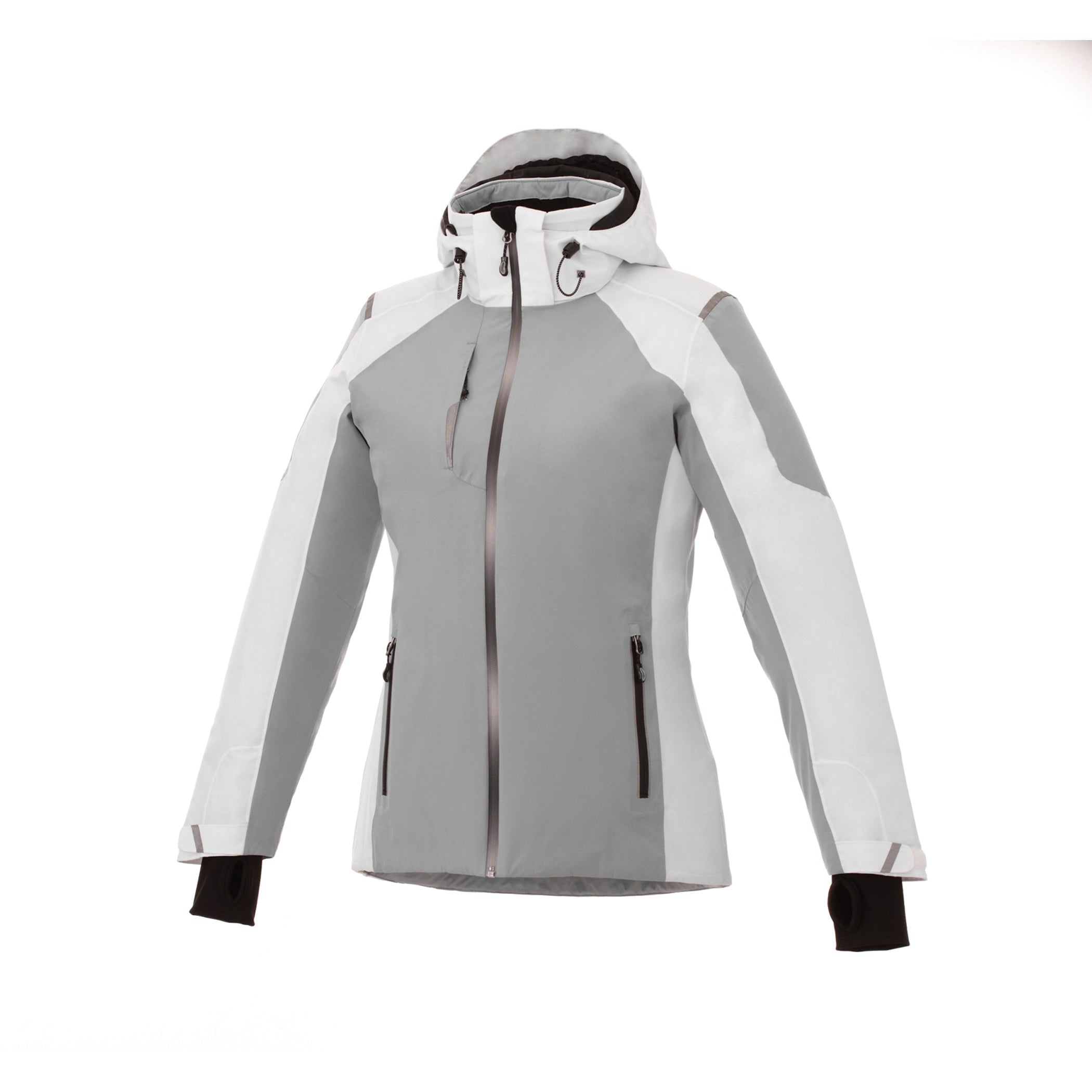 White Grey Jacket Ladies