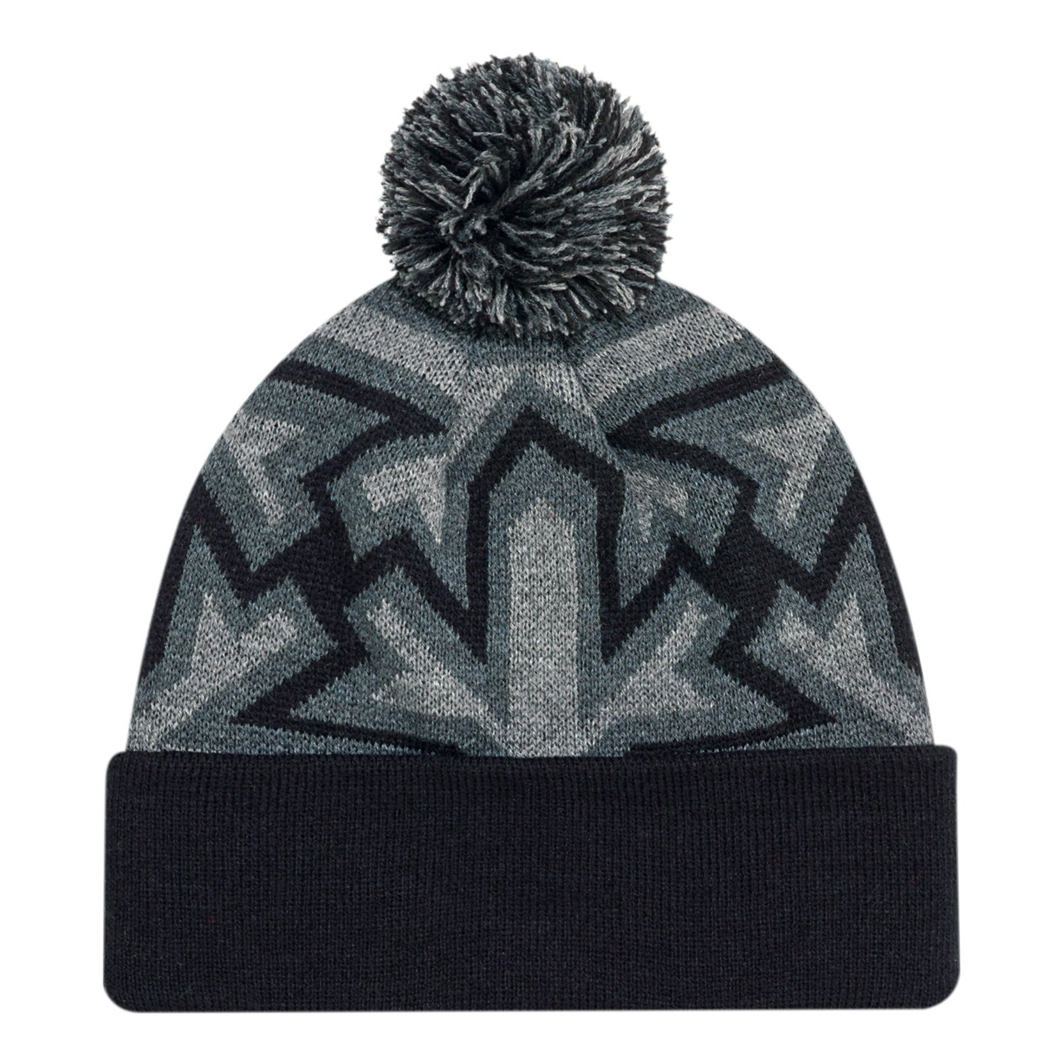 black charcoal cuffed toque