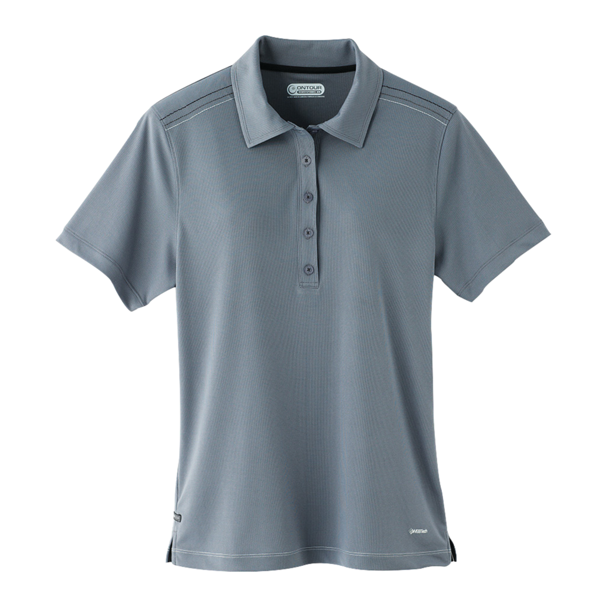 Silver Ladies Golf Polo
