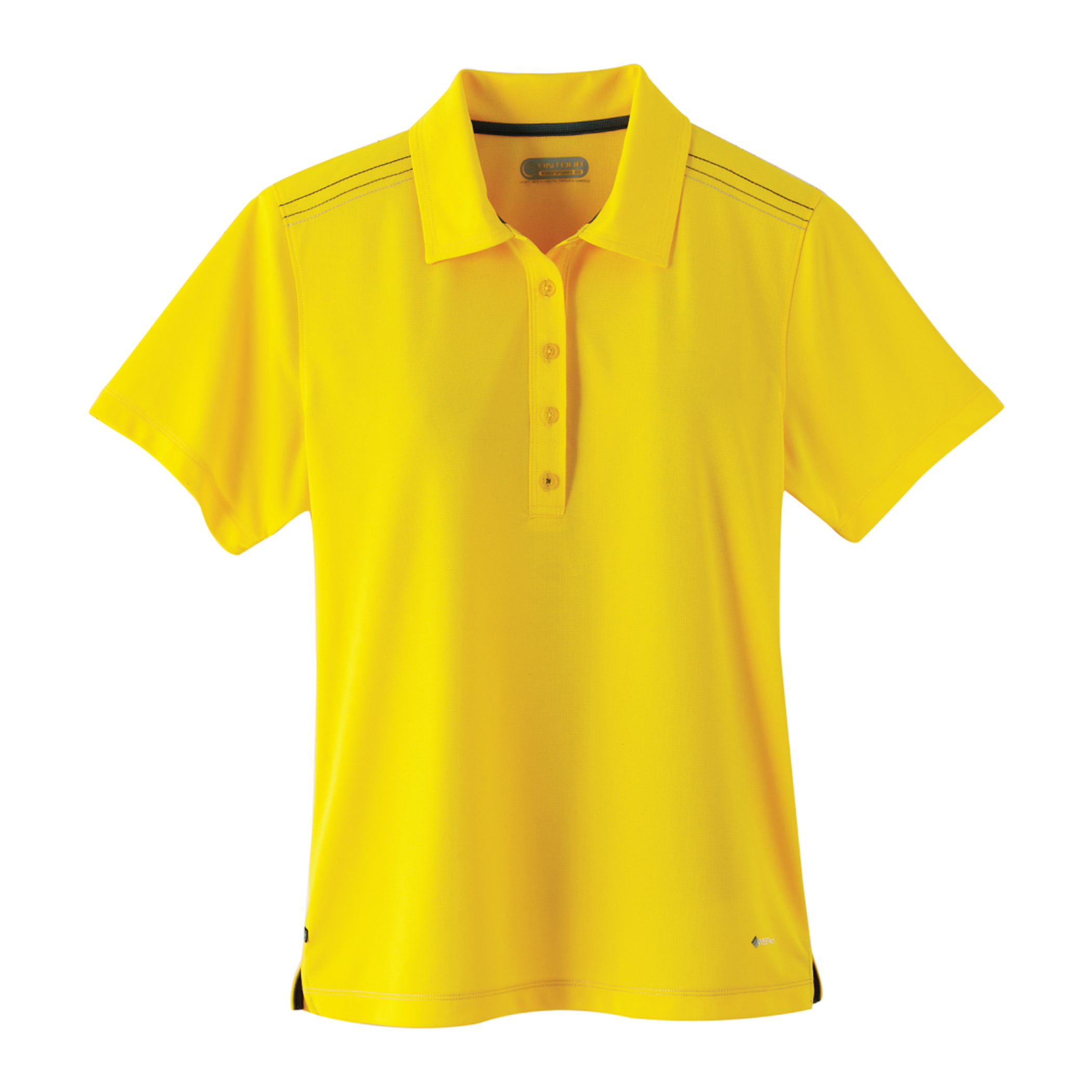 Yellow Ladies Golf Polo