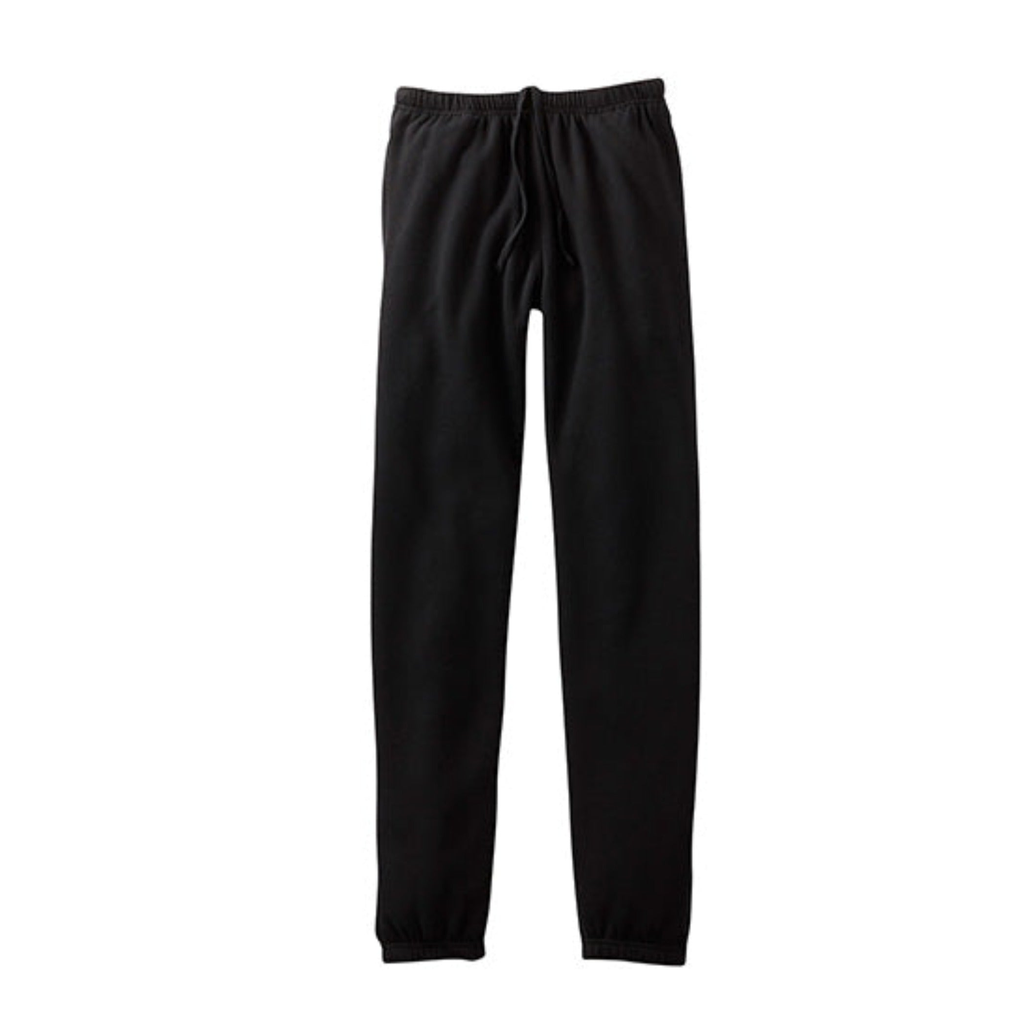 Ladies Black Sweatpants Front