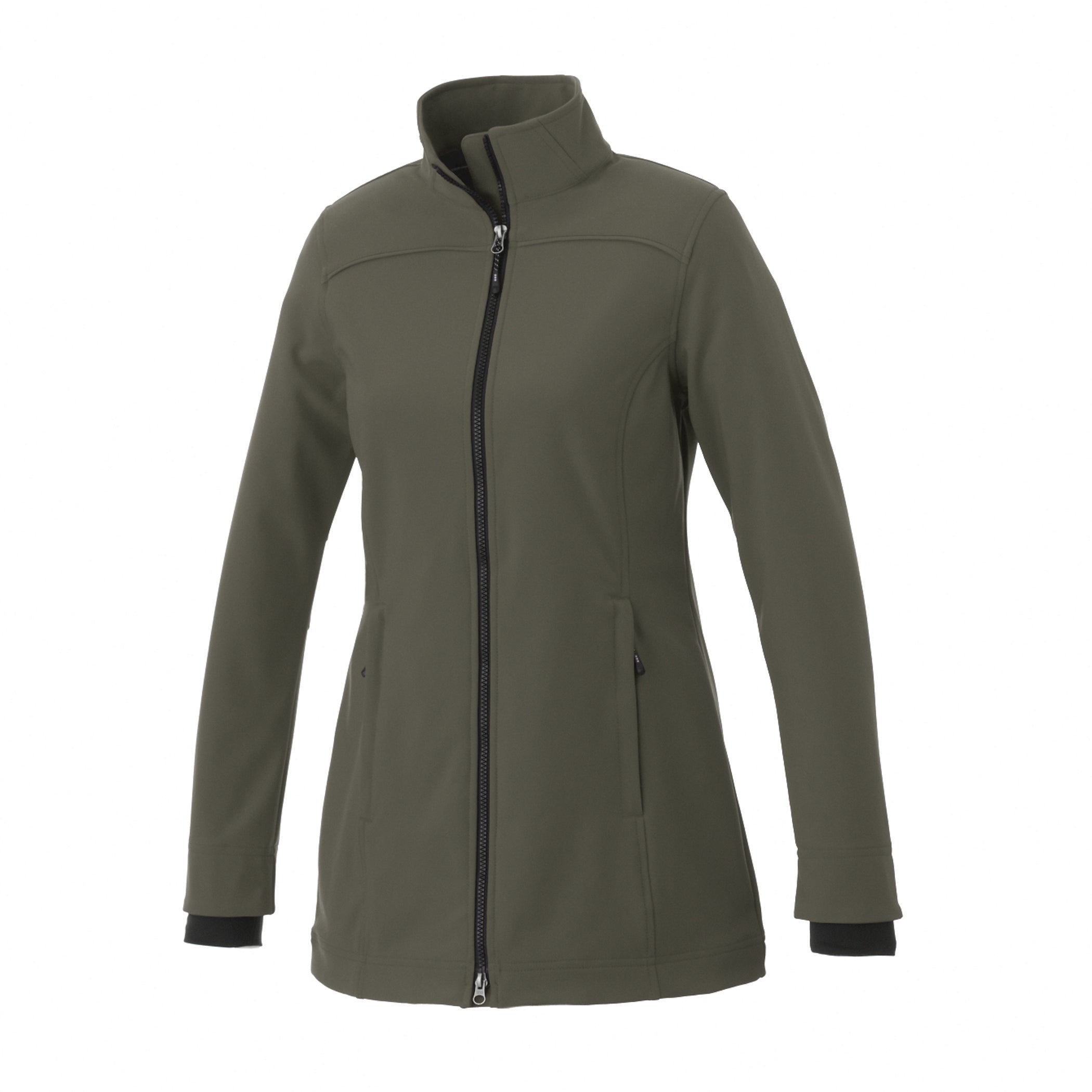 Green Ladies Vernon Jacket Front