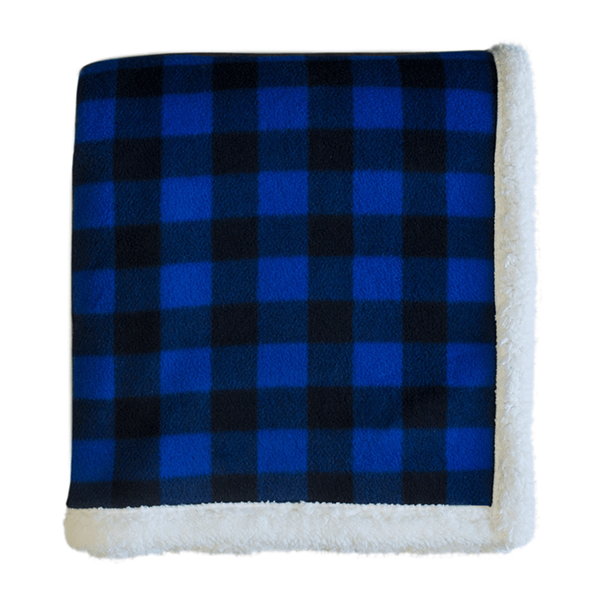Oversized Lumberjack Sherpa Throw Blanket 60" x 70"