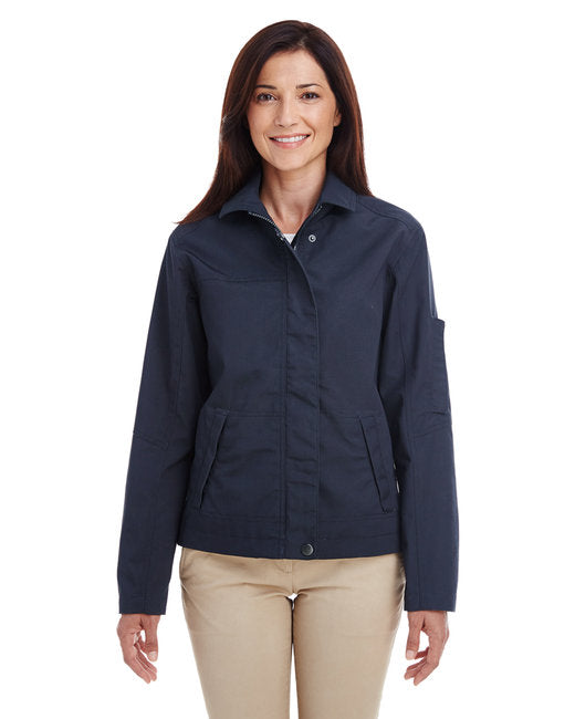 Ladies Harriton Auxiliary Canvas Work Jacket