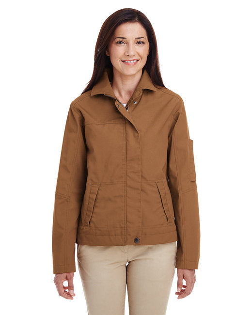 Ladies Harriton Auxiliary Canvas Work Jacket