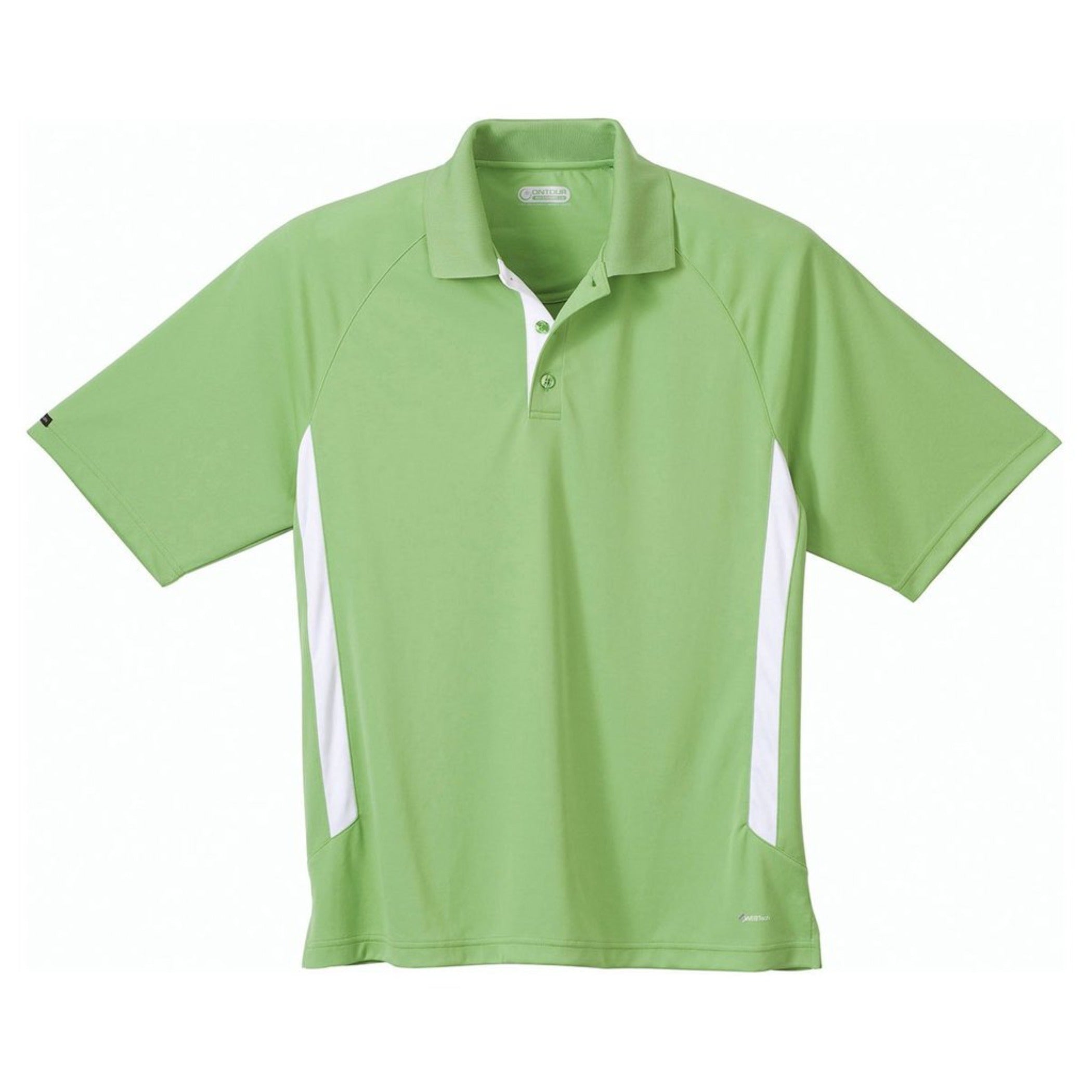 Men's Green/White Polo