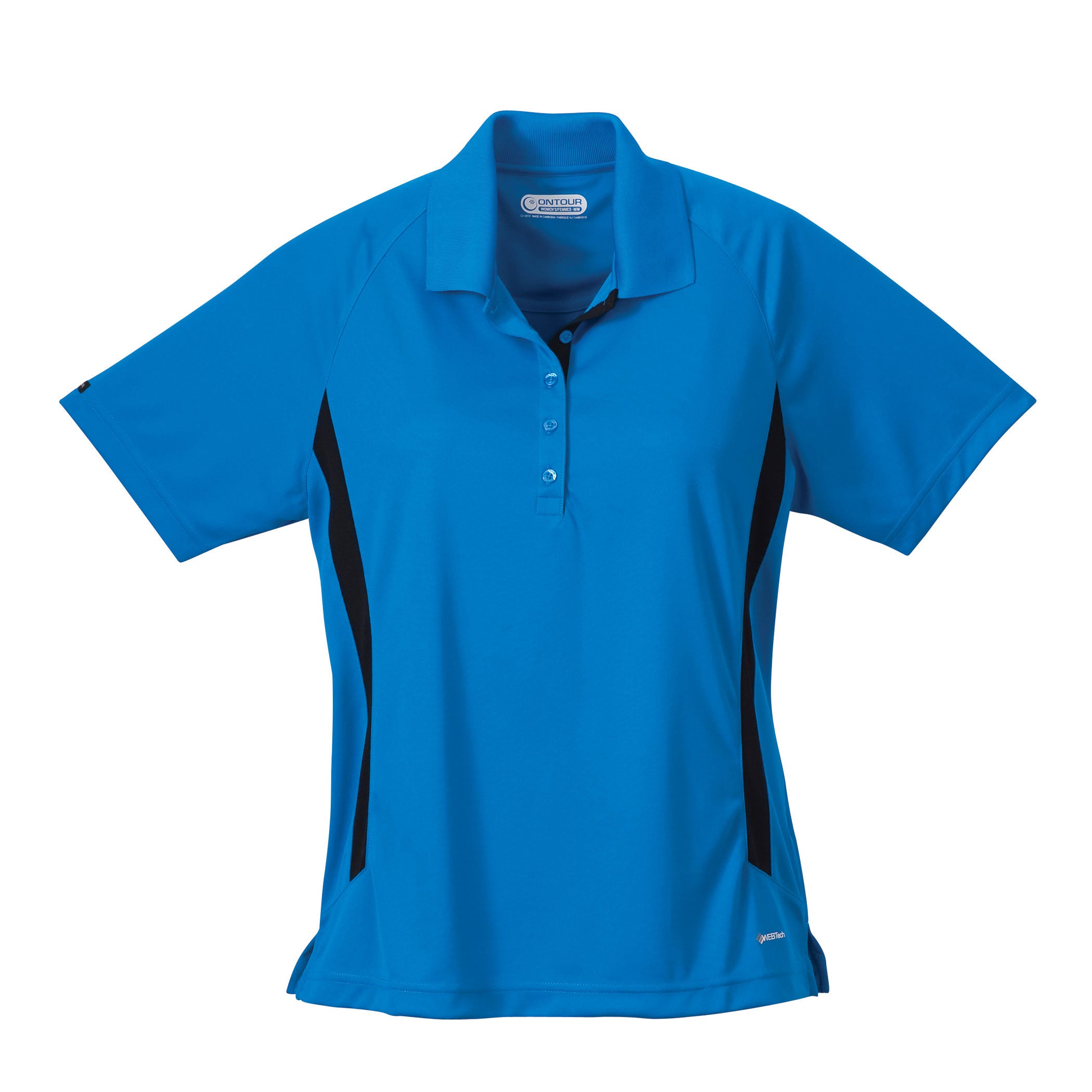 Ladies Blue/Black Polo