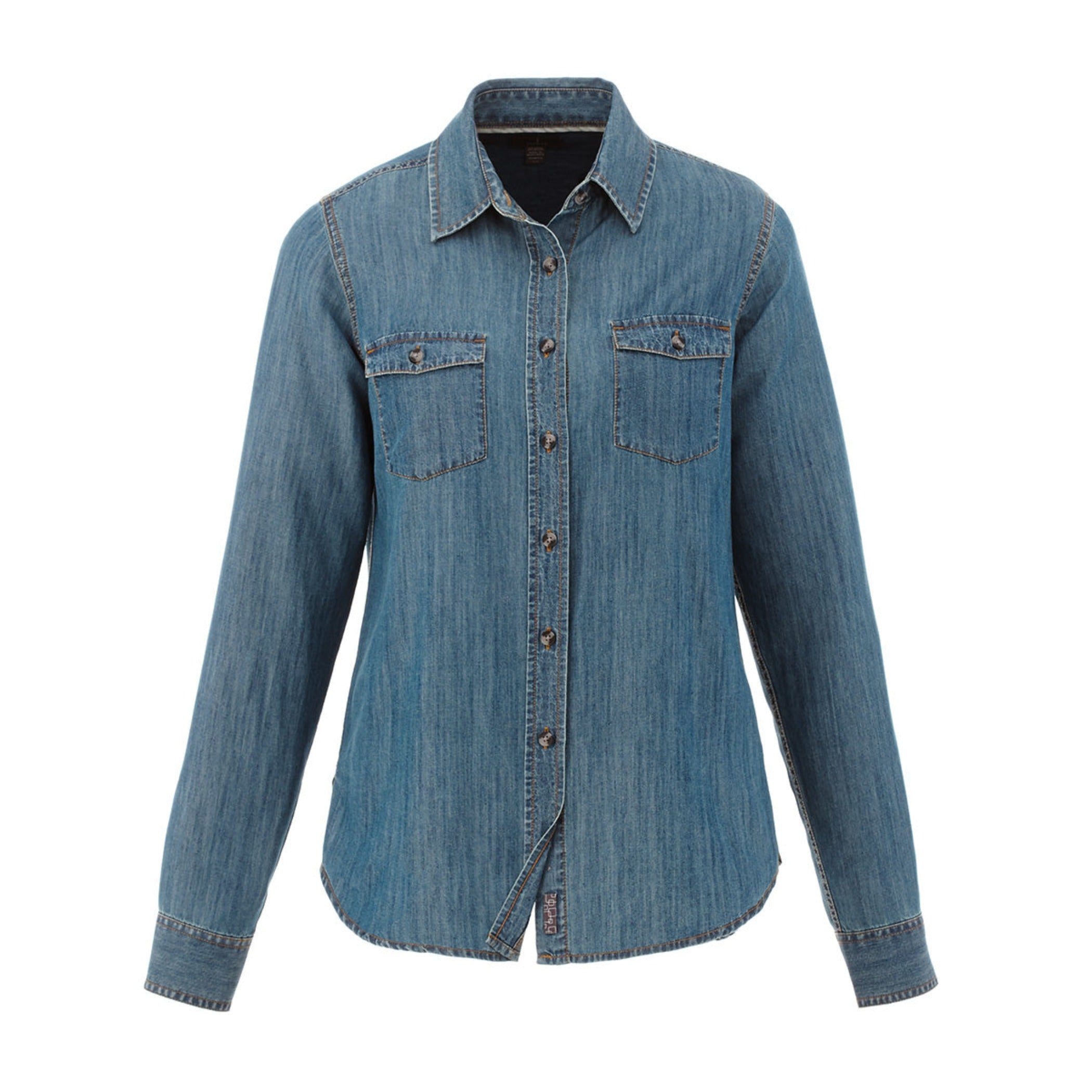 Denim Blue Shirt Front