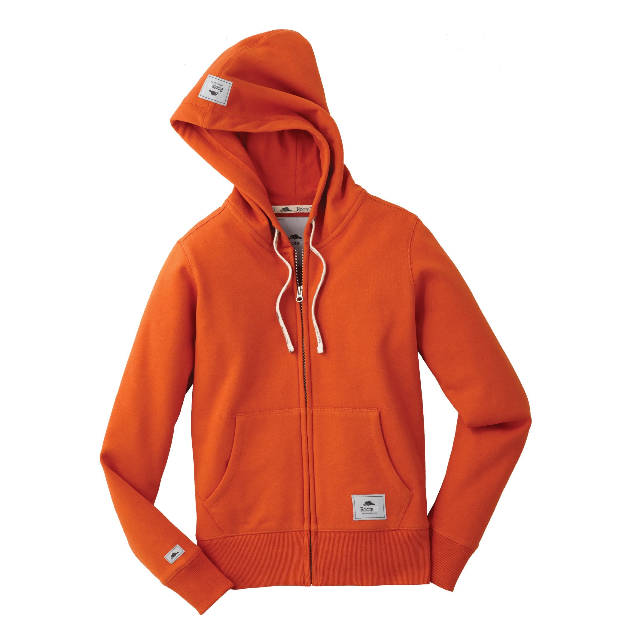 Roots Orange Zip Hoody