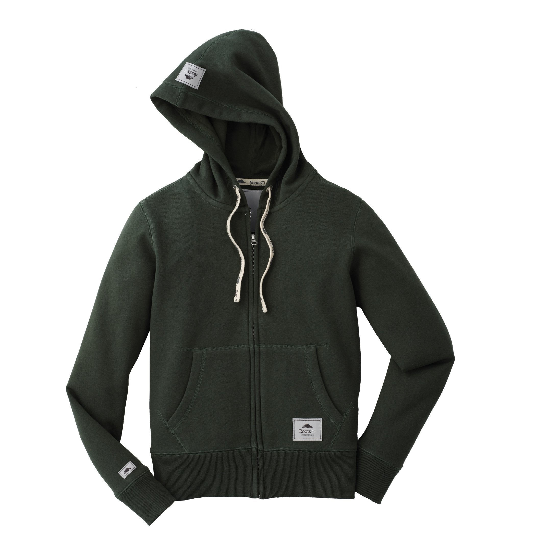 Green Zip Hoodie Ladies
