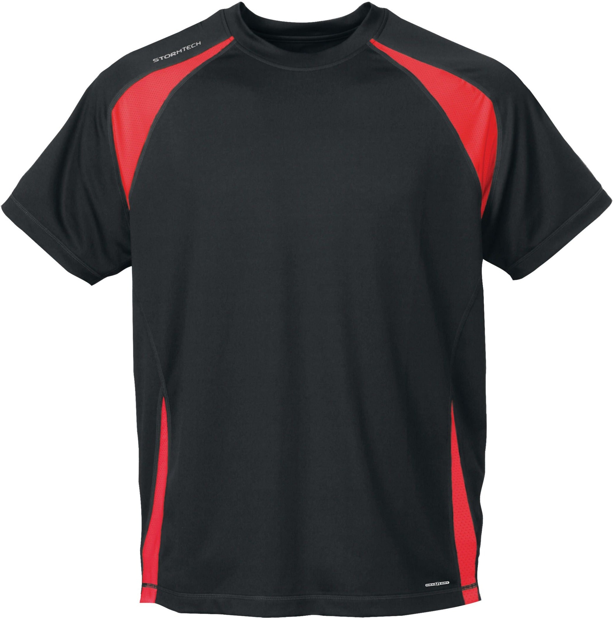 Black and red shirt