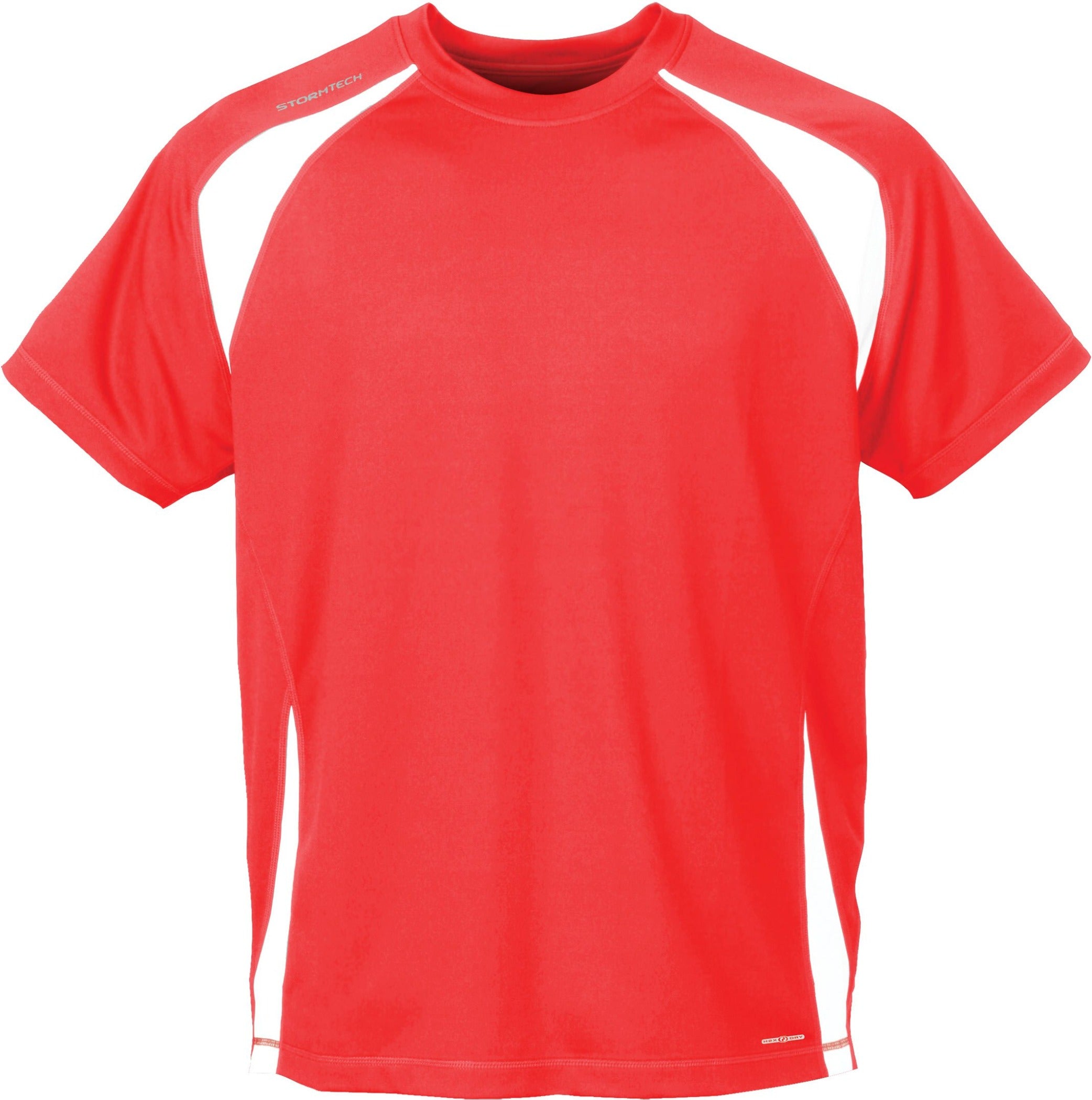 Red and White Performance T-shirt