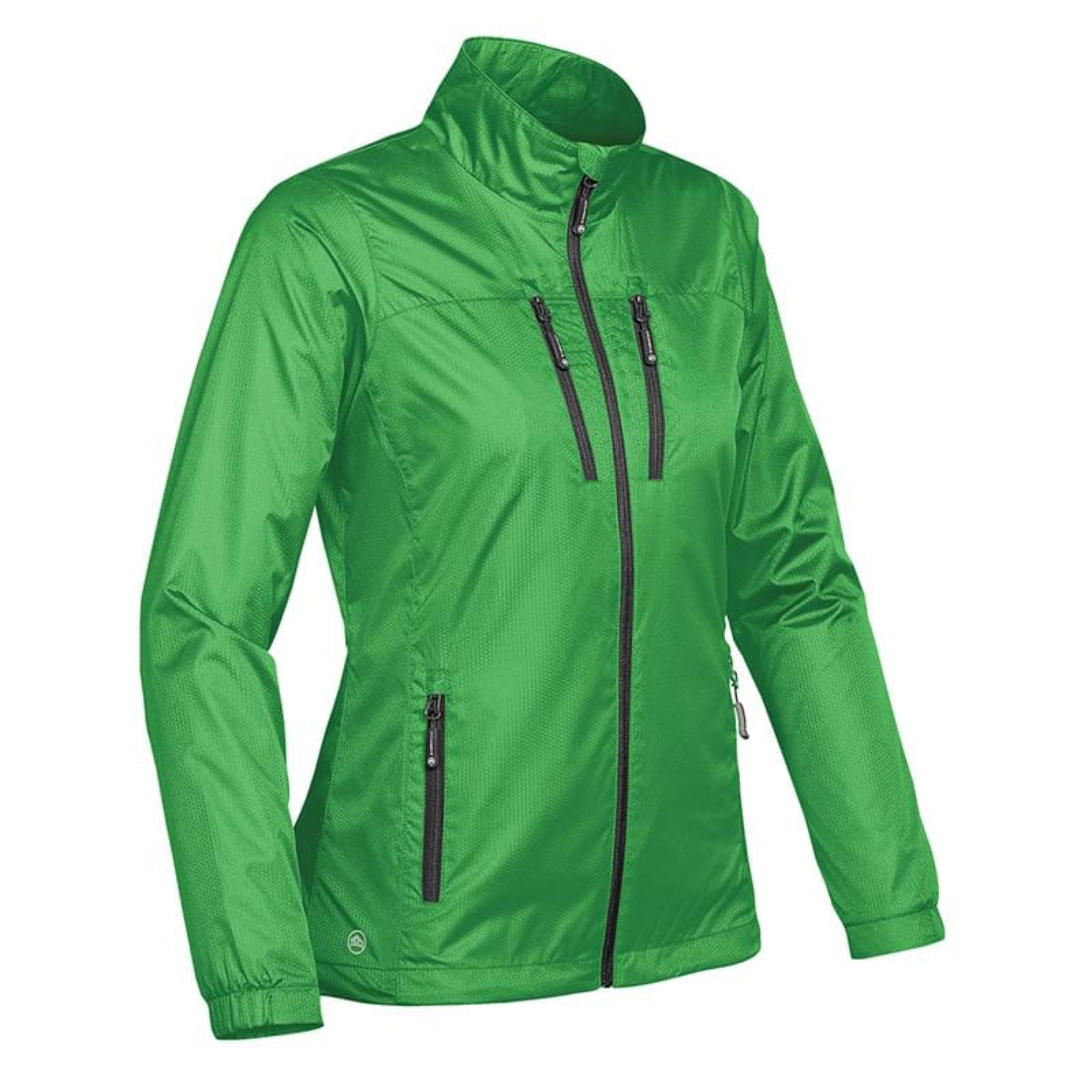 Treetop Green Jacket, Grey Zipper